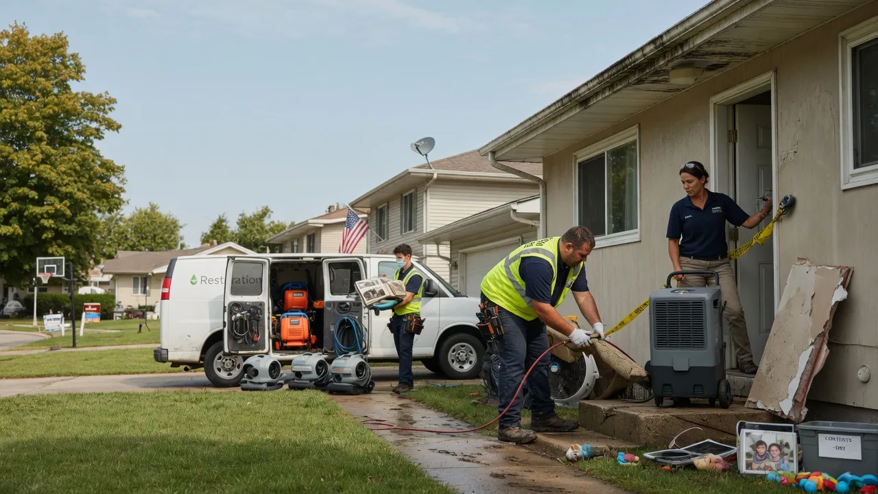 Water Damage Restoration in Benson, IL near me
